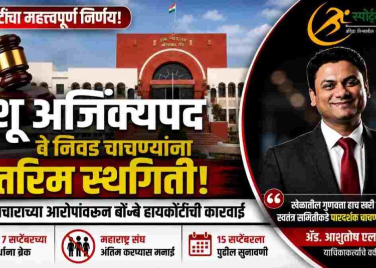 वुशू संघटनेतील कथित गैरप्रकारांचा वाद हायकोर्टात; राज्य अजिंक्यपद व निवड चाचण्यांना अंतरिम स्थगिती