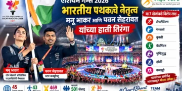 एशियन गेम्स 2026 : मनू भाकर-पवन सेहरावत यांच्या हाती तिरंगा