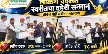 लोळगे चषकात स्वरीत दरकचा दुहेरी सन्मान; दीपेश बोर्डे सर्वोत्तम गोलंदाज
