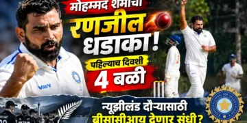 मोहम्मद शमीचा रणजीत धडाका, पहिल्याच दिवशी ४ बळी; न्यूझीलंड दौऱ्यासाठी बीसीसीआय देणार संधी?