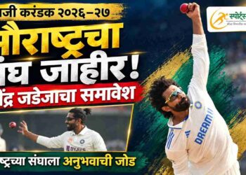 रणजी करंडकासाठी सौराष्ट्रचा संघ जाहीर; रवींद्र जडेजाचे देशांतर्गत क्रिकेटमध्ये पुनरागमन